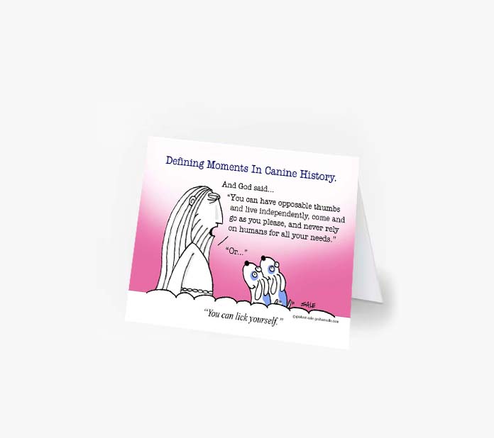 the choice dog greeting cards