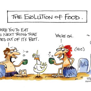 evolution of food