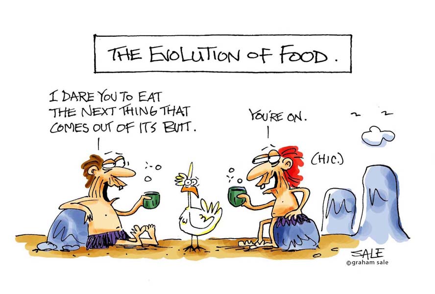evolution of food