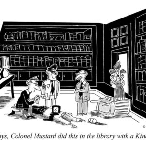 boys colonel mustard did this in the library with a kindle