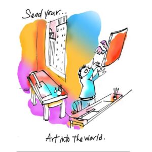 send your art into the world