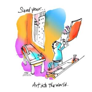 send your art into the world