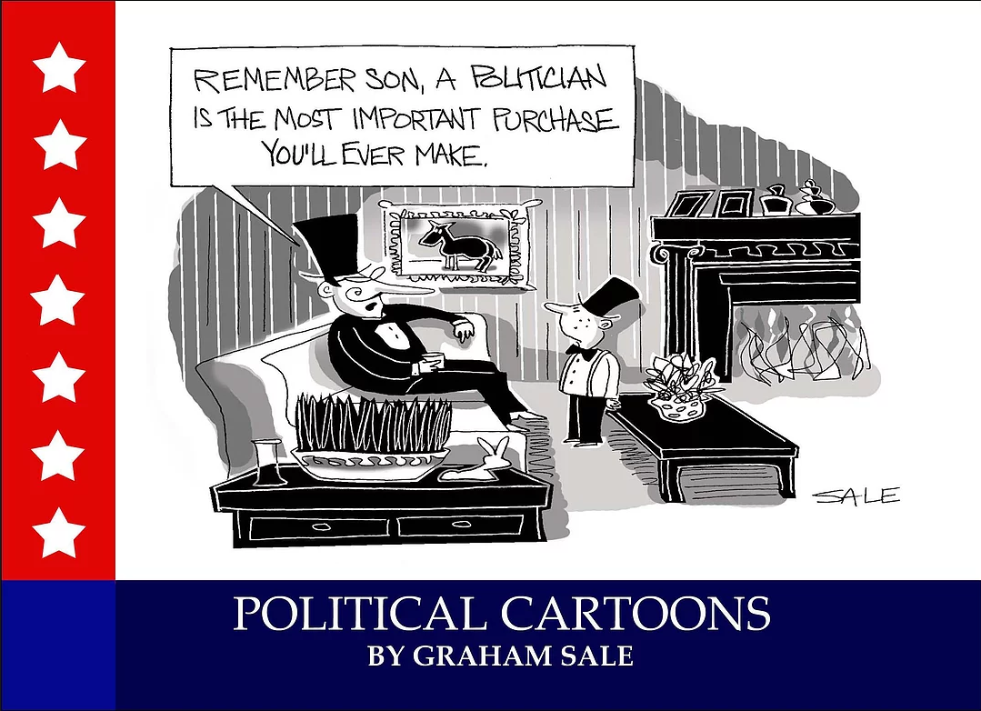Political Cartoons book
