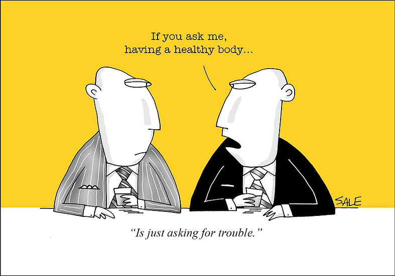 A Healthy Body – Graham Sale Cartoonist Author Illustrator