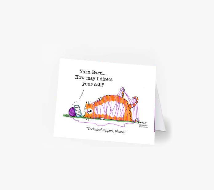 yarn barn greeting cards
