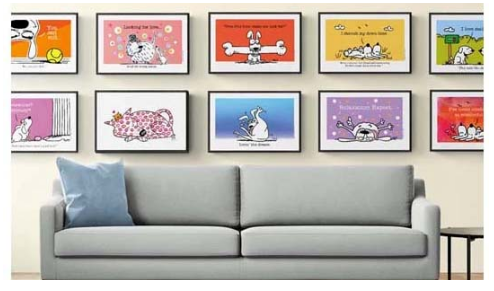 dogs and cats Art Prints Framed Wall Art Graham Sale