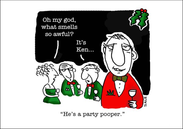 party pooper holidays christmas farts