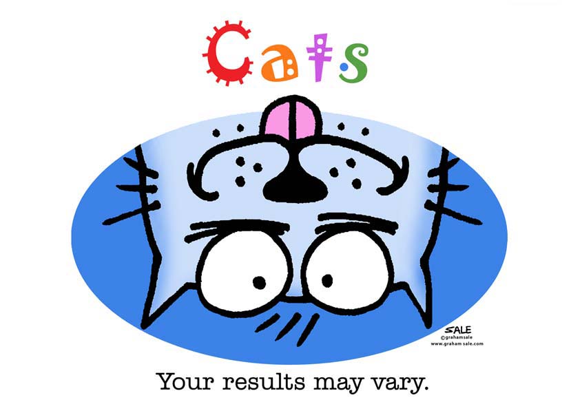 cats your results may vary