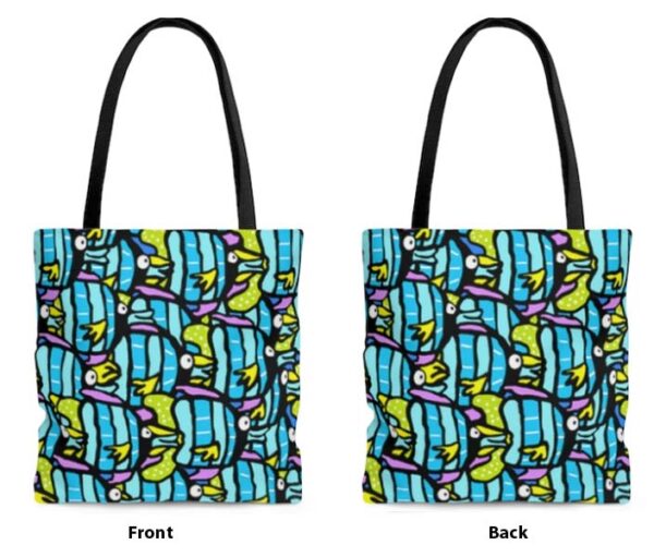 angel fish tropical beach bag