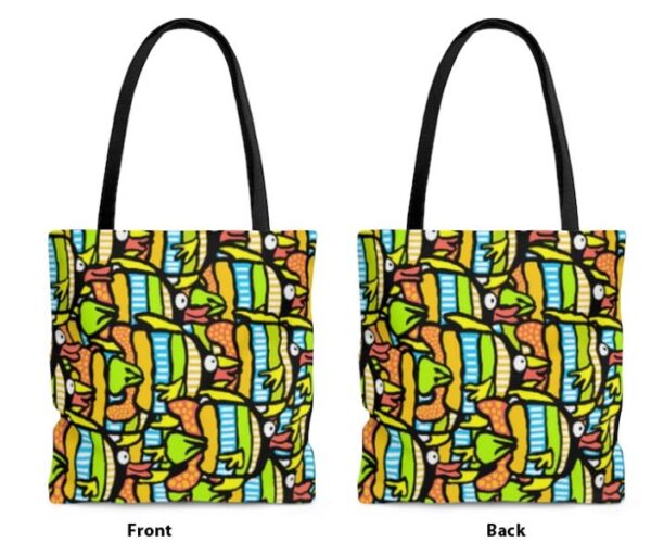 angel fish tropical summer fun beach bag