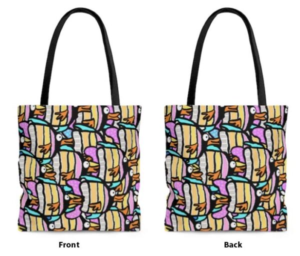 angel fish tropical summer fun beach bag