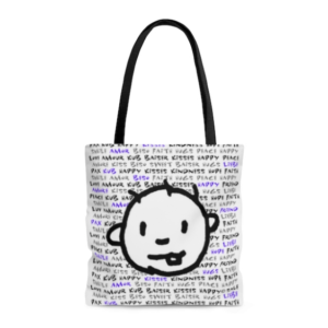 BABY LOVE WORDS IN DIFFERENT LANGUAGES TOTE BAGS