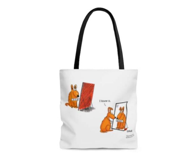 dog god tote bags