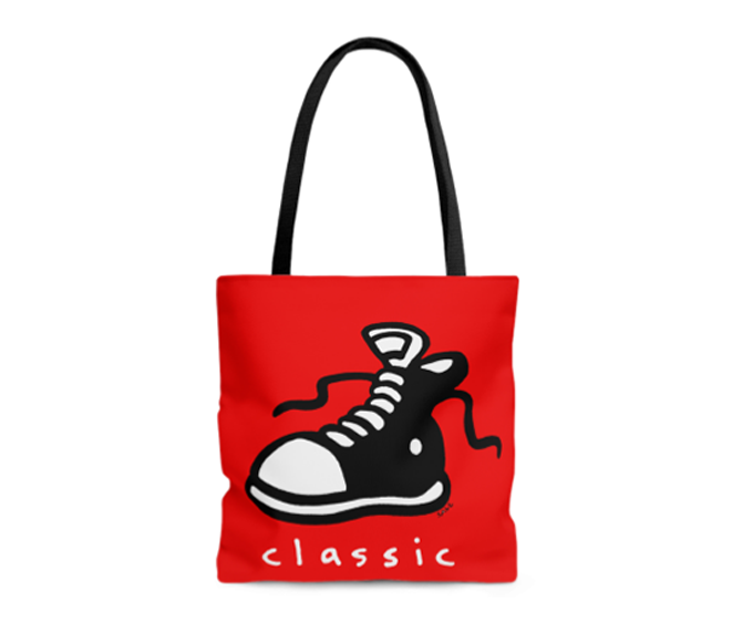 classic chuck taylor high top converse tote bag