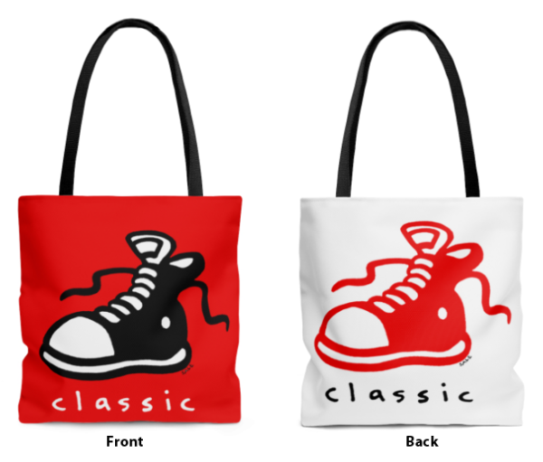 classic chuck taylor high top converse tote bag