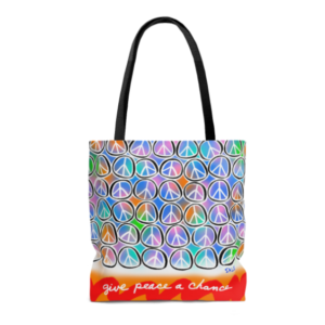 give peace a chance wholesale tote bags