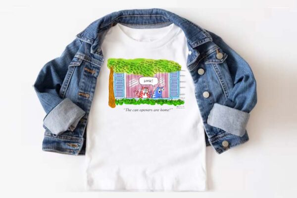 look the can openers are home t-shirt
