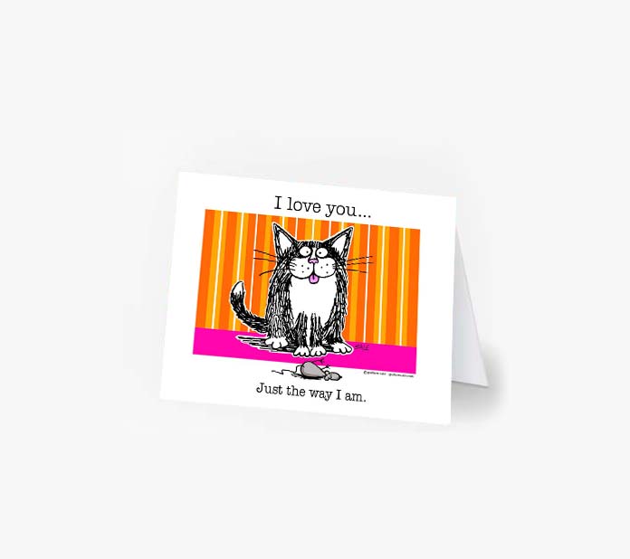i love you just the way i am greeting cards