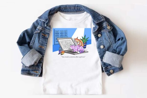 computer cats t-shirt