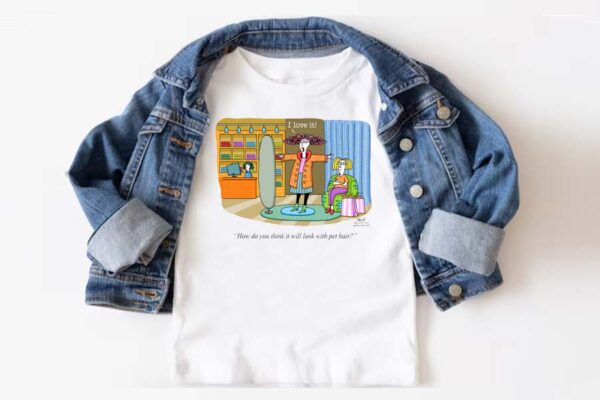 pet hair t-shirt