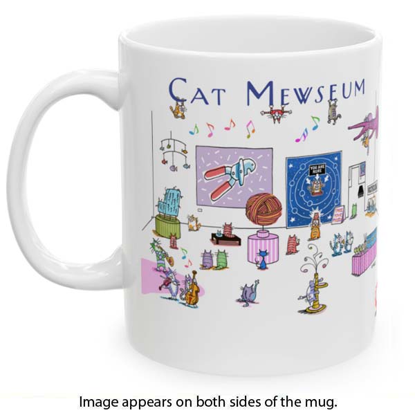 cat mewseum mug
