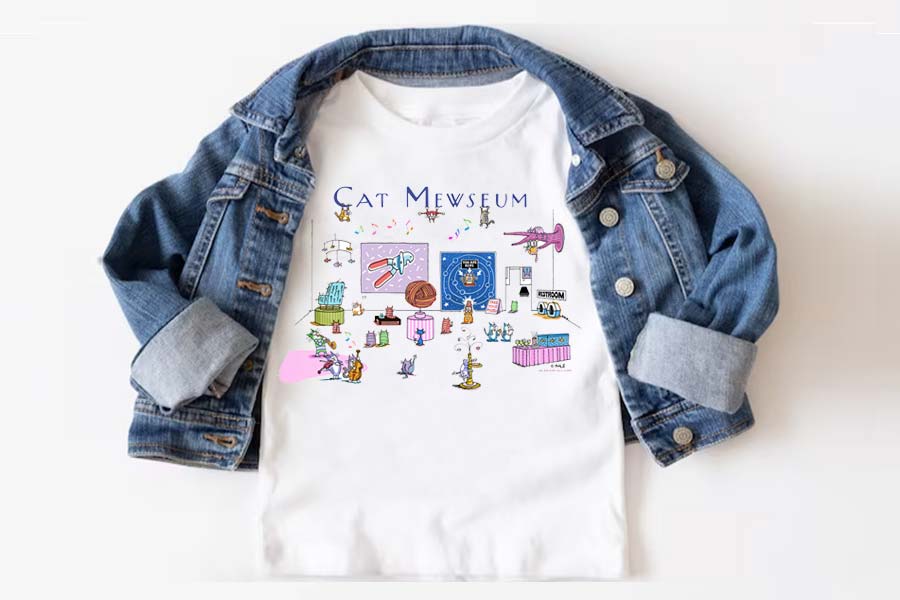 cat mewseum t-shirt