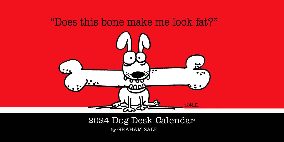 2024 dog calendar cover