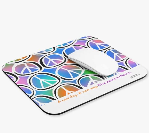 peace signs mousepad