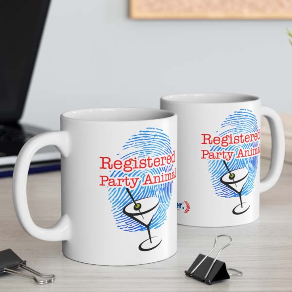party animal mug