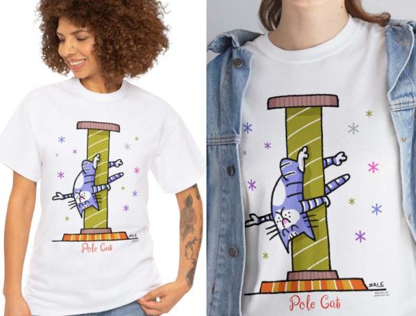 pole cat t-shirt