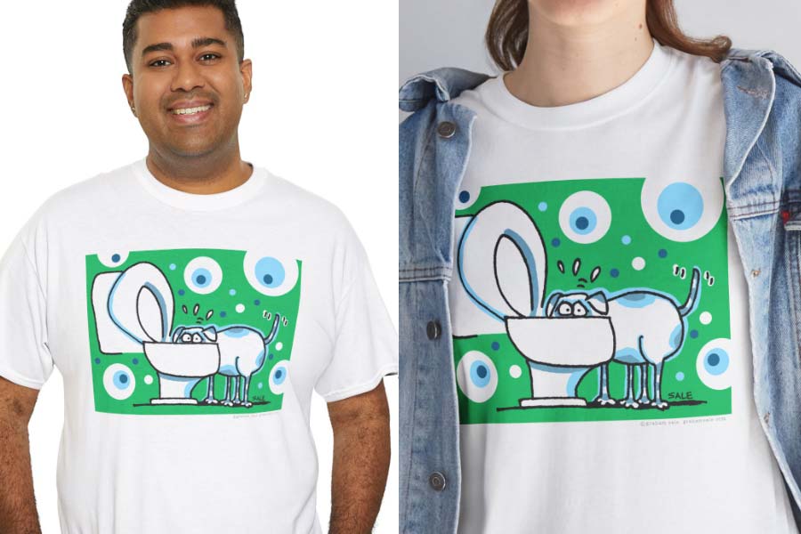 drink from toilet t-shirt