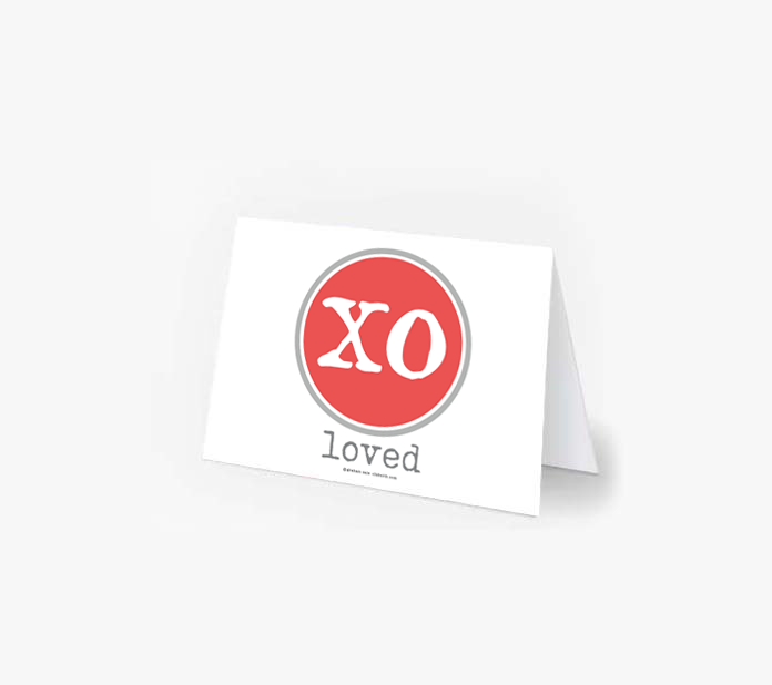 loved greeting card
