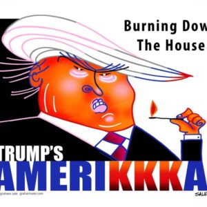 trumps amerikkka burning down the house