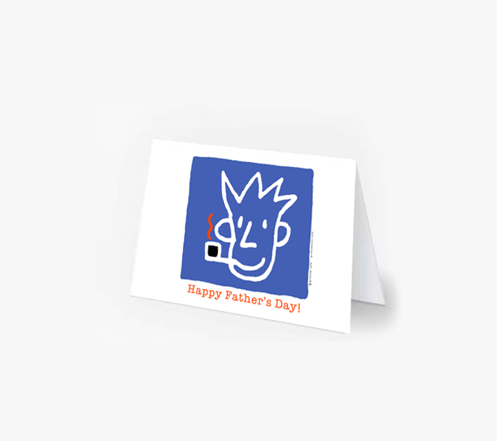 happy fathers day greeting card