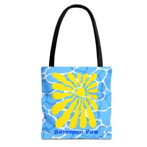 summer fun beach tote bag