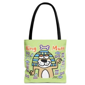 king mutt fashion tote bag