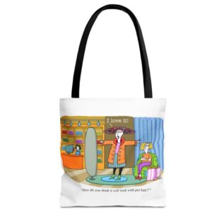 i love it how do you think it will look with pet hair fashion tote bag