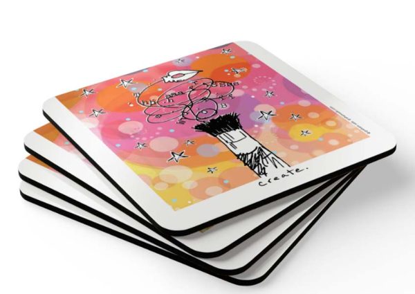 create drink coaster