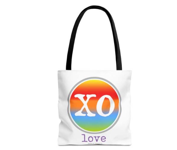 pride love xo fashion tote bag