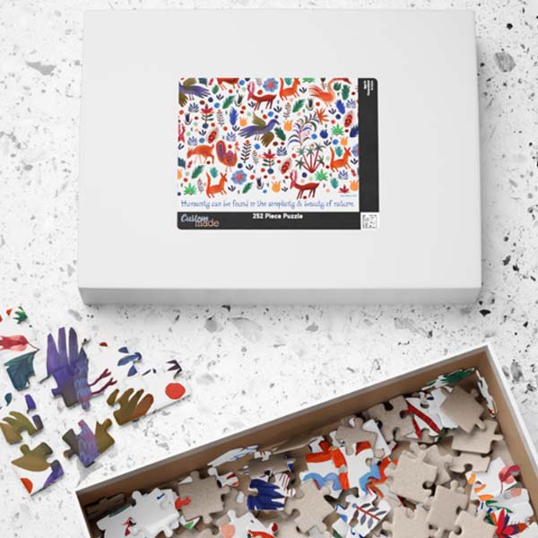 humanity can be found in the simplicity and beauty of nature art puzzle box