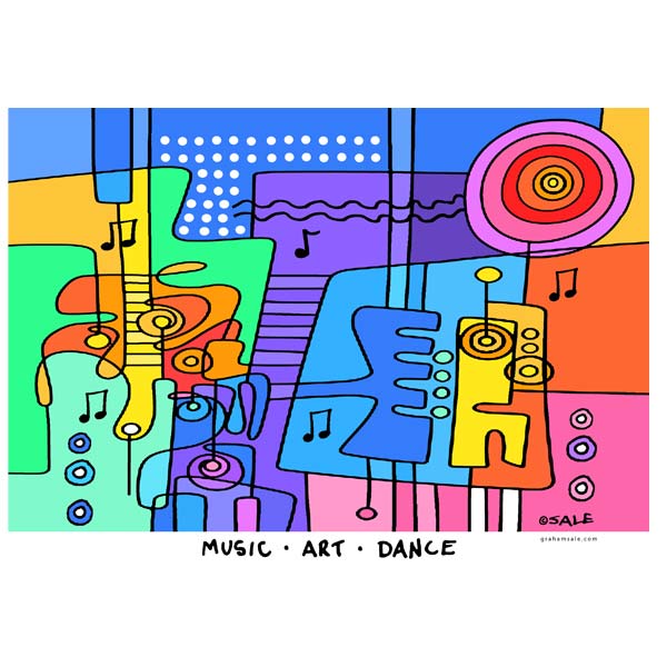 music art dance blue art puzzle