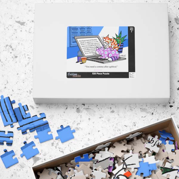 computer cats puzzle box