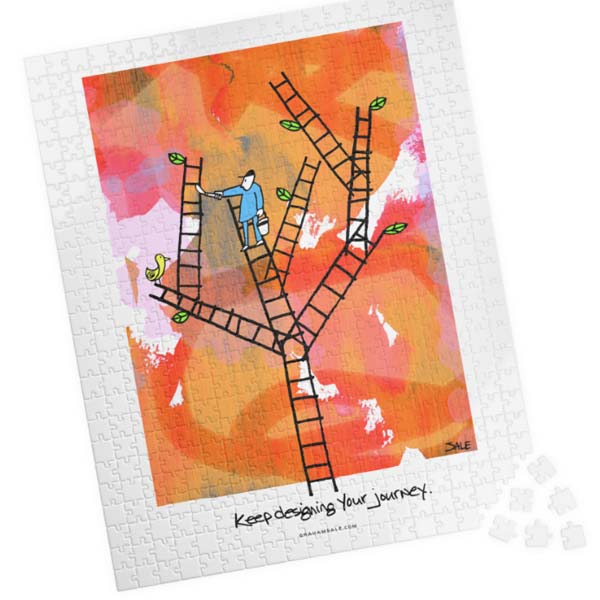 keep designing your journey puzzle