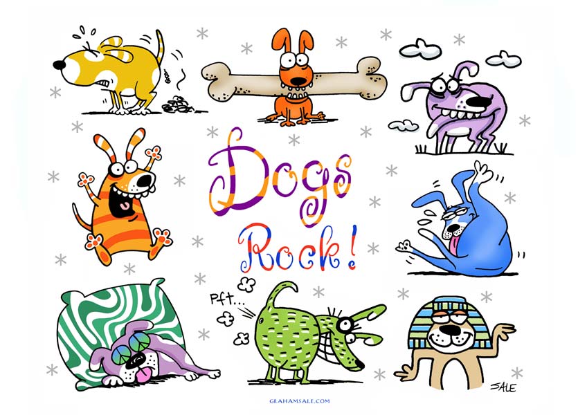 dogs rock