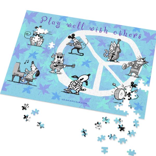 play well with others art puzzle