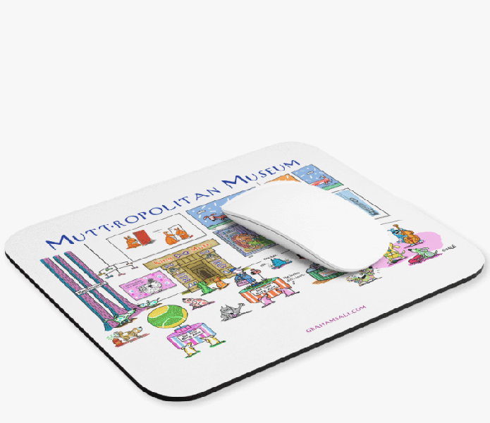 dog museum mousepad