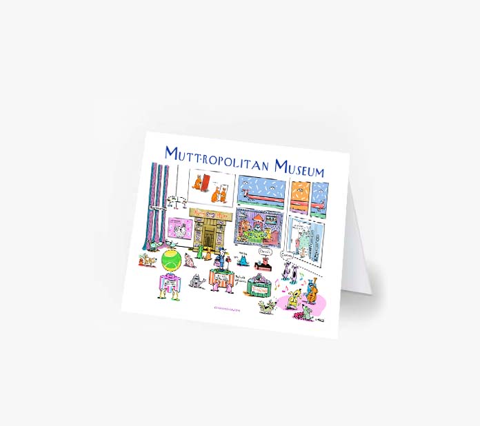 dog museum greeting cards