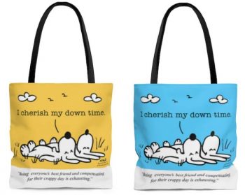 fun tote bags dog cats colorful tote